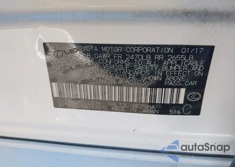 2017 Lexus Gs 350 F Sport from USA, damaged, VIN JTHBZ1BL4HA010367